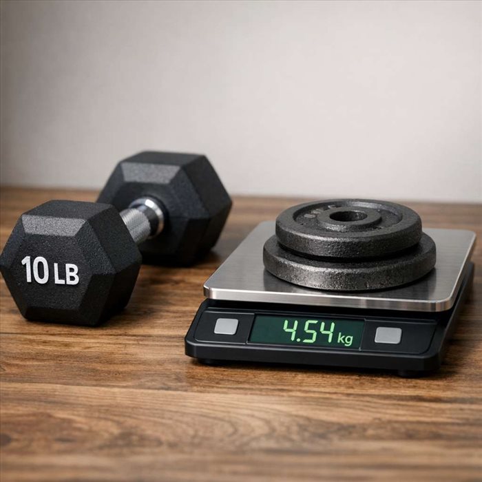 10 lbs en kg : conversion simple et résultat exact