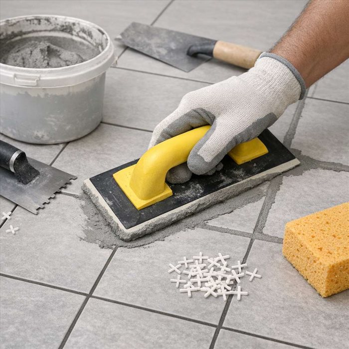 Mortier à joints pour carrelage : choix et pose réussis