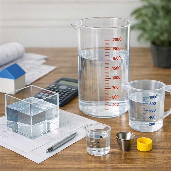 Conversion m3 en litre : méthode simple et exemples