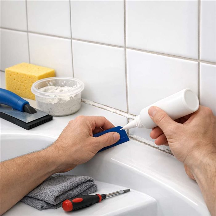 Refaire les joints de carrelage d’une salle de bain | Guide complet