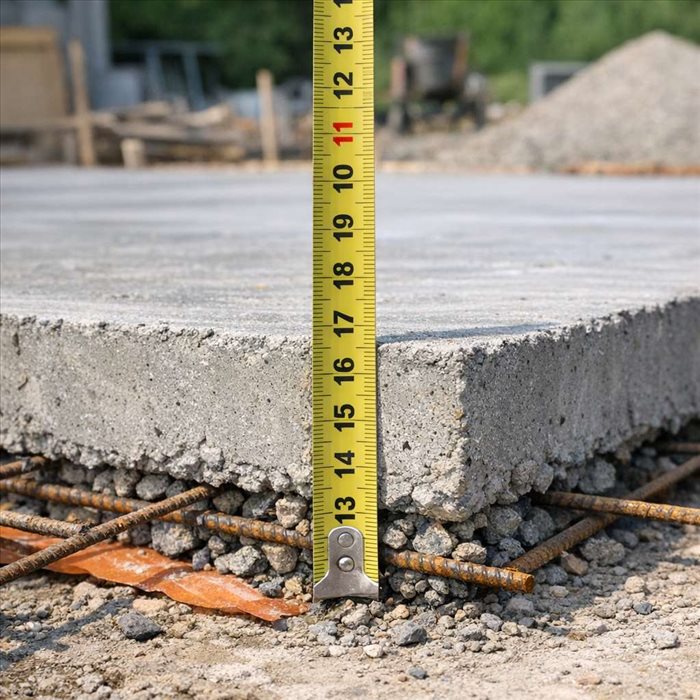 Épaisseur d’une dalle béton : comment choisir la bonne