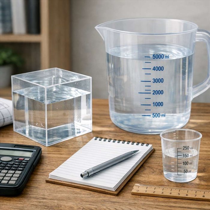 Convertisseur m3 en litre : calcul simple et rapide