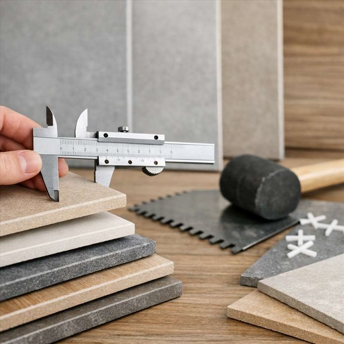 Épaisseur du carrelage : comment choisir selon son usage ?